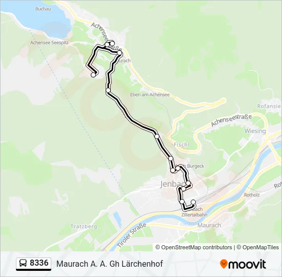 8336 Bus Line Map