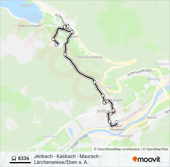 8336 Bus Line Map