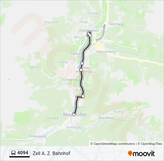 4094 Bus Line Map