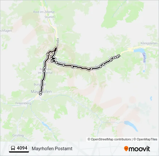 4094 Bus Line Map