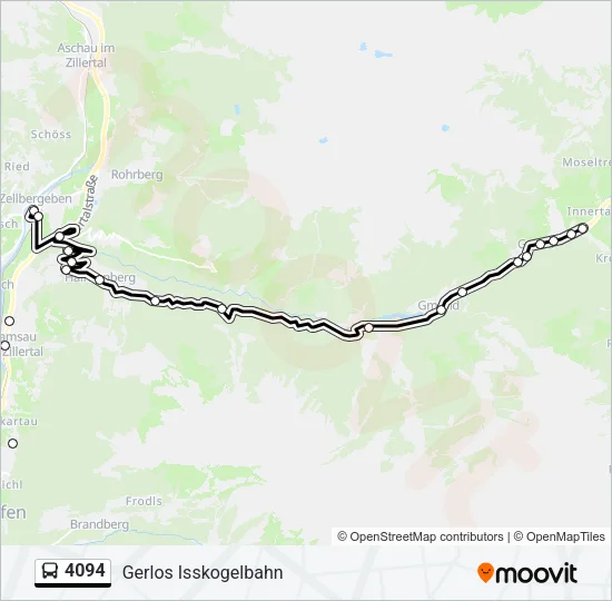 4094 Bus Line Map