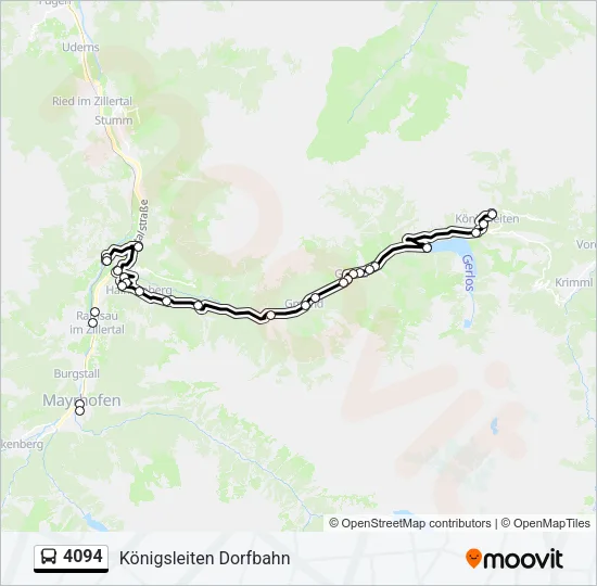 4094 Bus Line Map