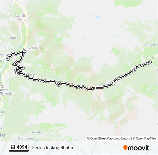 4094 Bus Line Map