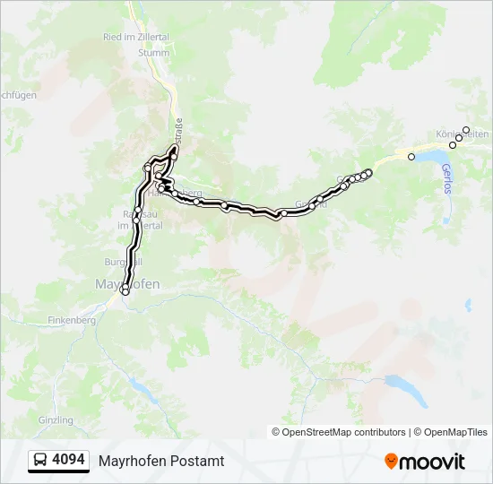 4094 Bus Line Map