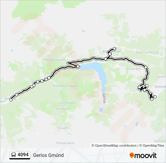 4094 Bus Line Map