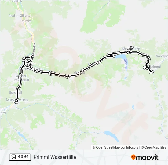 4094 Bus Line Map