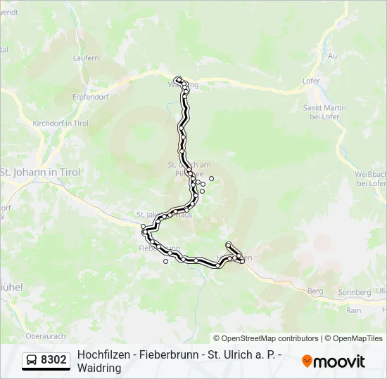 8302 Bus Line Map