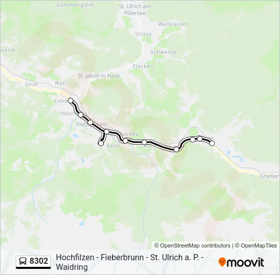 8302 Bus Line Map