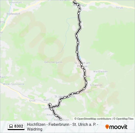 8302 Bus Line Map