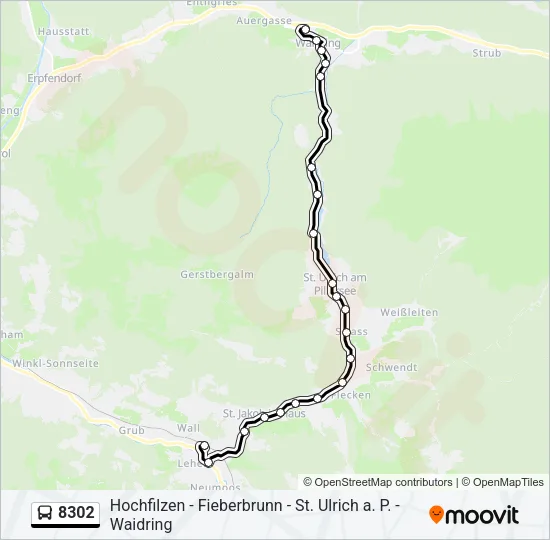 8302 Bus Line Map