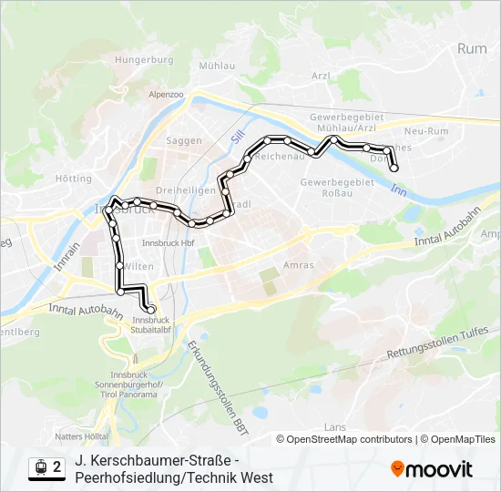 2 Light Rail Line Map