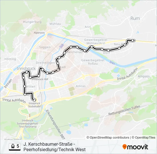 5 Light Rail Line Map