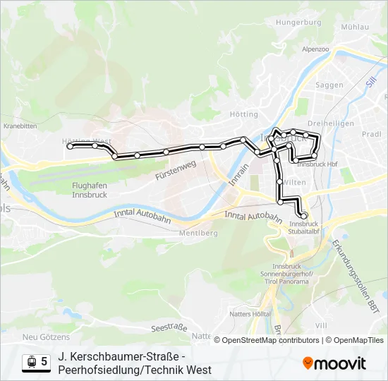 5 Light Rail Line Map