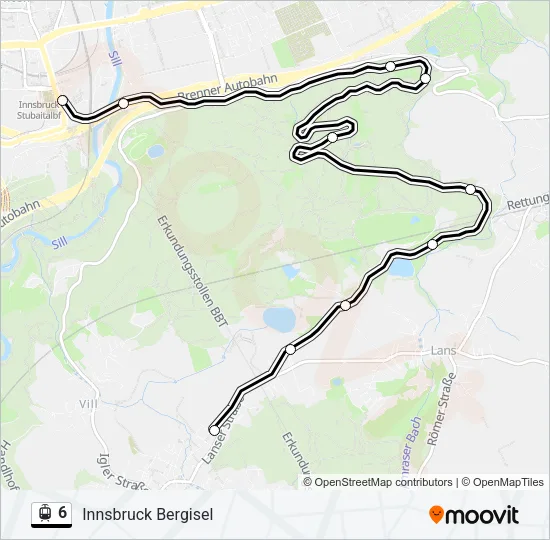 6 Light Rail Line Map