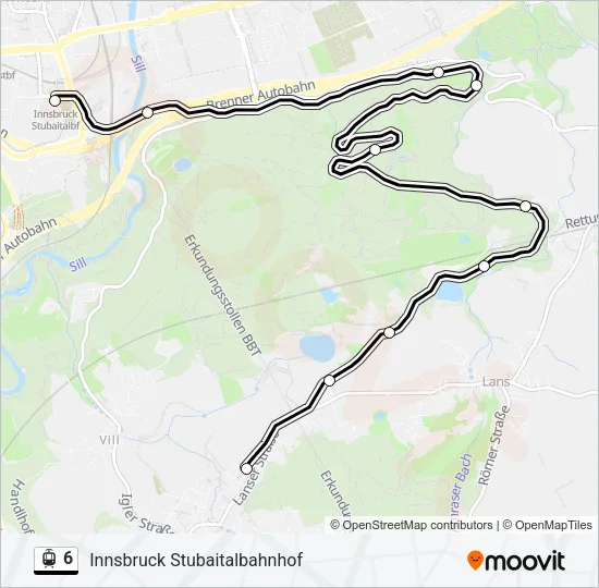 6 Light Rail Line Map