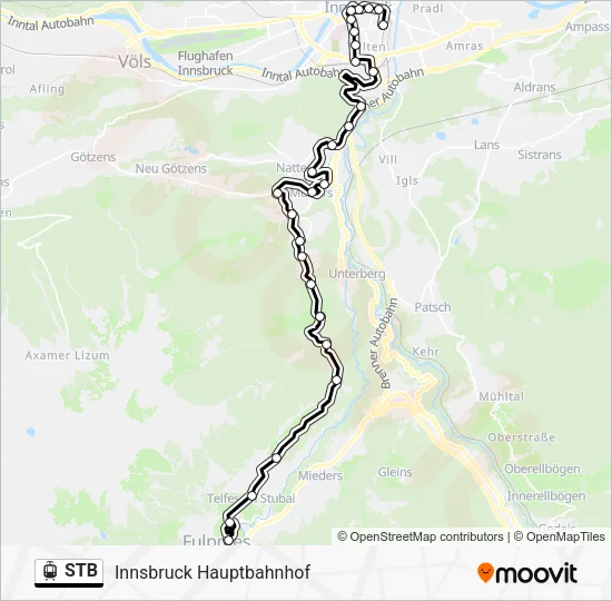 STB Light Rail Line Map