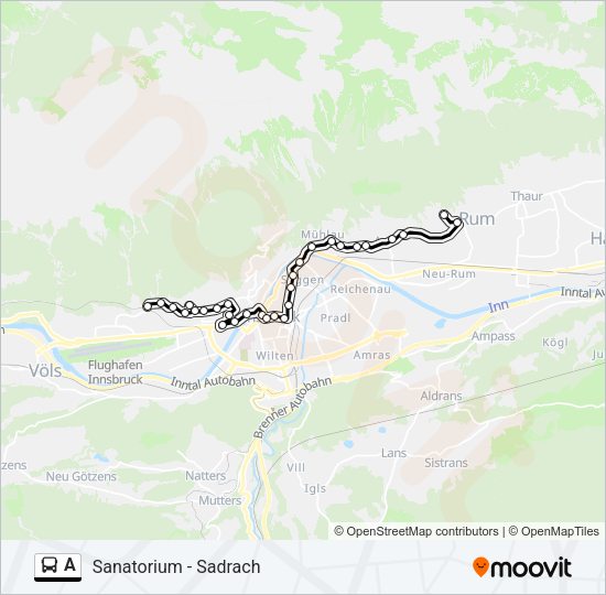 A Bus Line Map