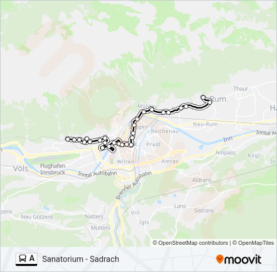 A Bus Line Map