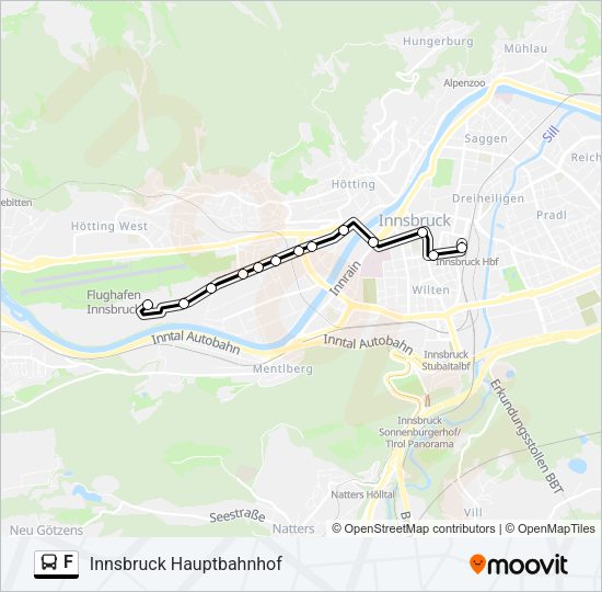 F Bus Line Map