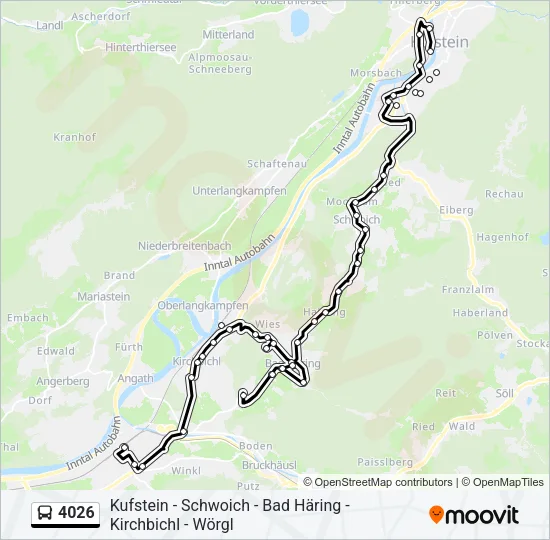 4026 Bus Line Map
