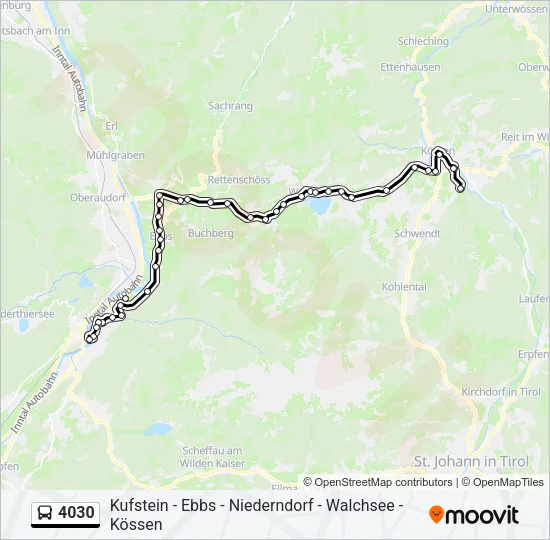 4030 Bus Line Map