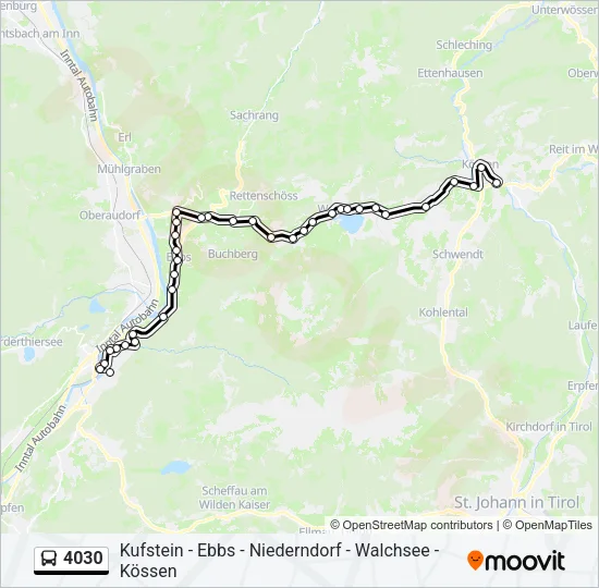 4030 Bus Line Map