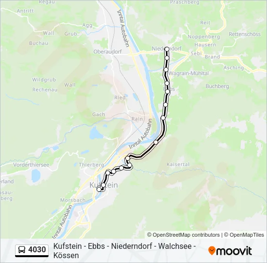 4030 Bus Line Map