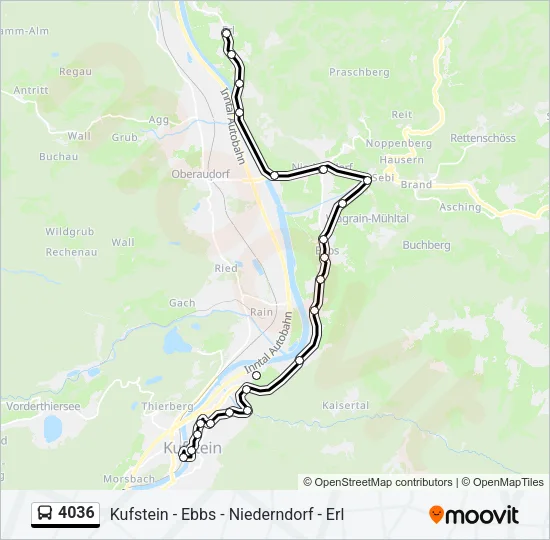 4036 Bus Line Map