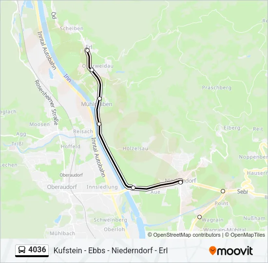 4036 Bus Line Map