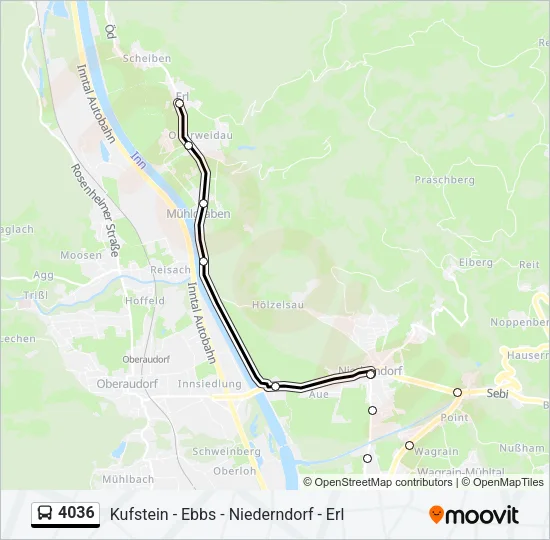 4036 Bus Line Map