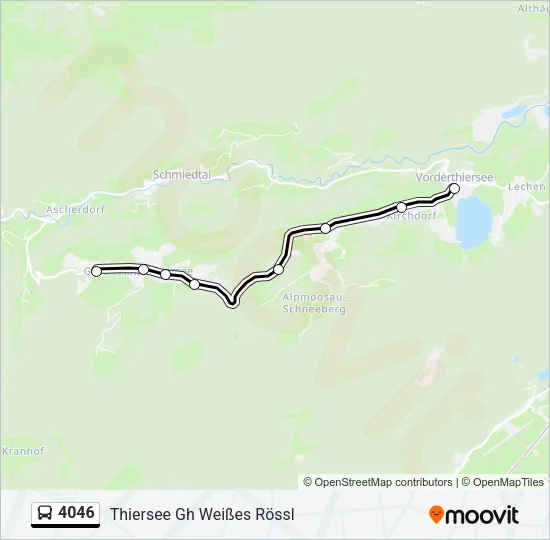 4046 Bus Line Map