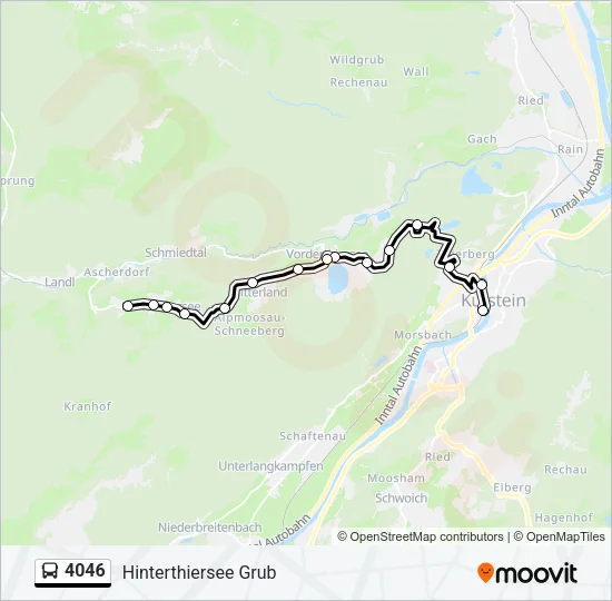 4046 Bus Line Map