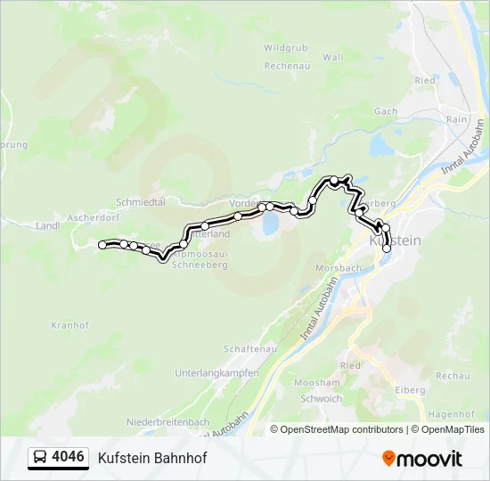 4046 Bus Line Map