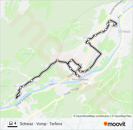 4 Bus Line Map