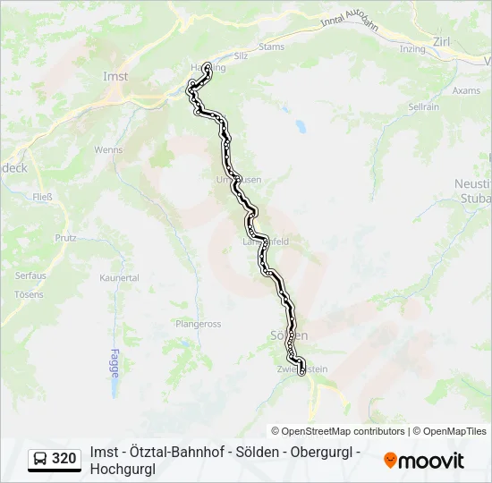 320 Bus Line Map