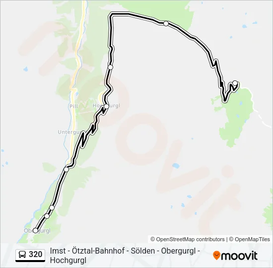 320 Bus Line Map