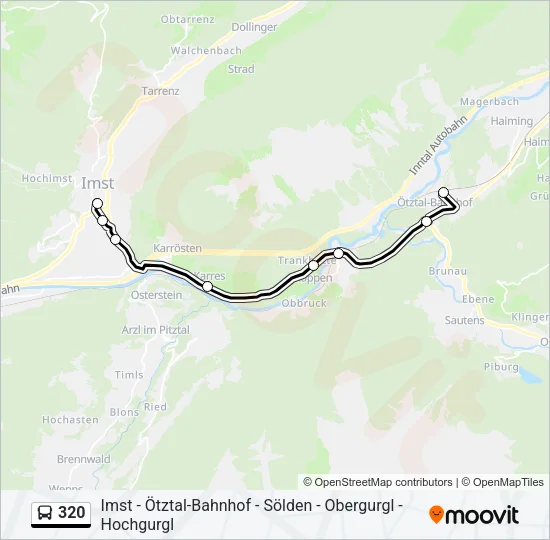 320 Bus Line Map