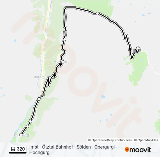 320 Bus Line Map