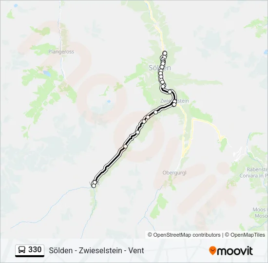 330 Bus Line Map