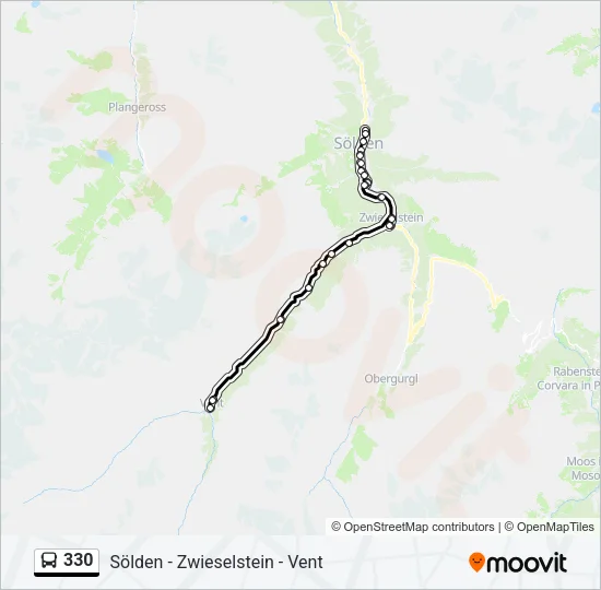 330 Bus Line Map
