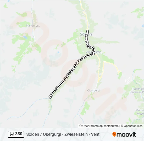 330 Bus Line Map