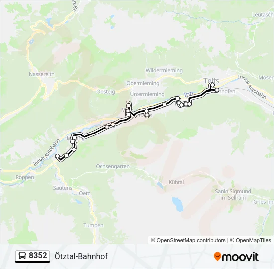 8352 Bus Line Map