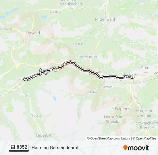 8352 Bus Line Map