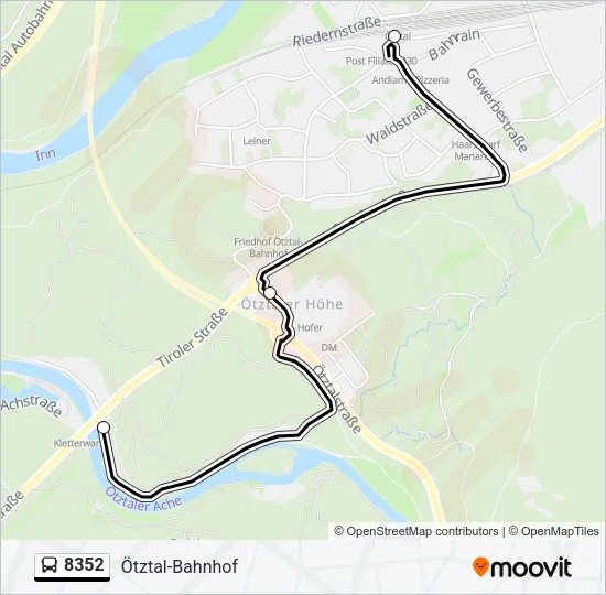 8352 Bus Line Map