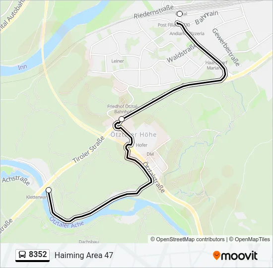 8352 Bus Line Map