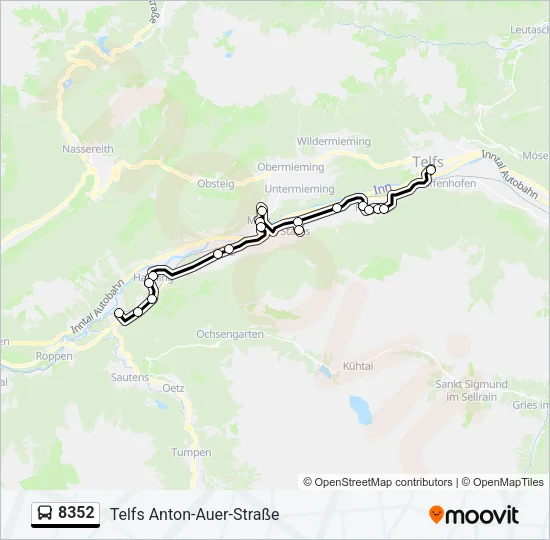 8352 Bus Line Map
