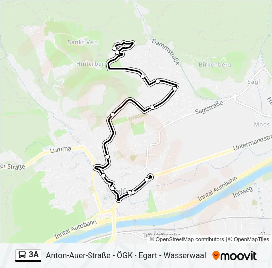 3A  Line Map