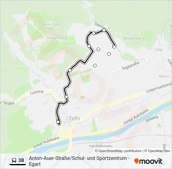 3B  Line Map