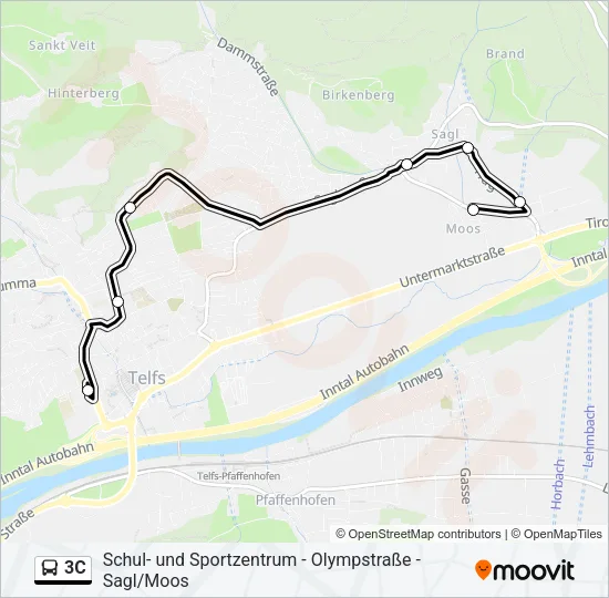 3C  Line Map
