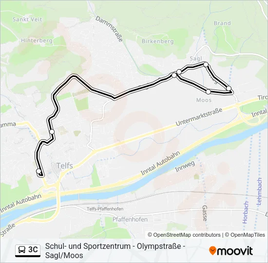 3C  Line Map